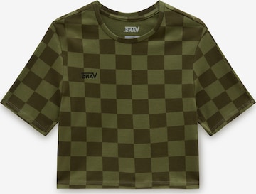 VANS Shirt 'CHECKER' in Groen: voorkant