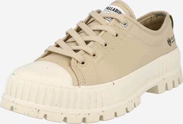 Palladium Låg sneaker i beige: framsida