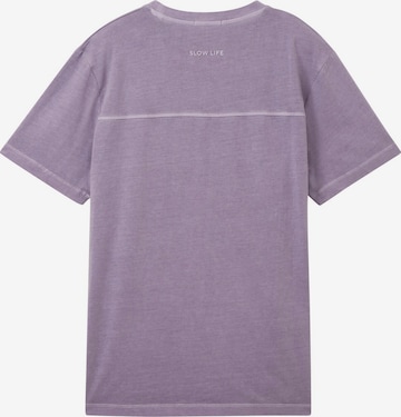 TOM TAILOR T-Shirt in Lila