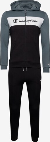 Champion Authentic Athletic Apparel Tracksuit in Grey: front