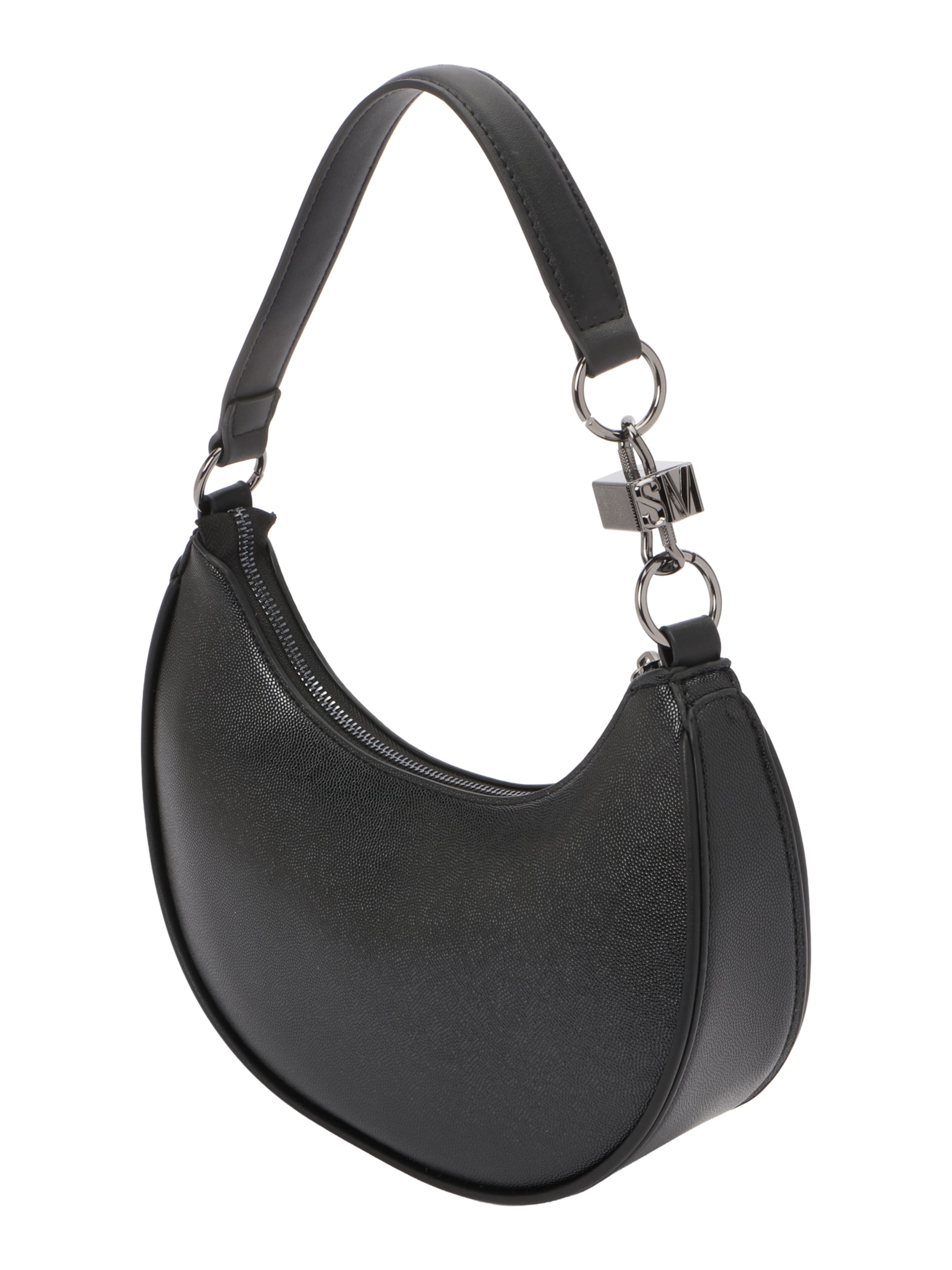 STEVE MADDEN - Mala de ombro em preto: lateral