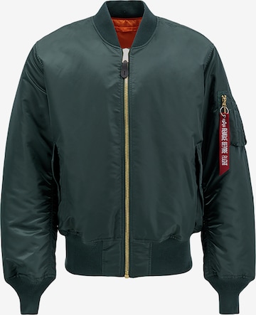 ALPHA INDUSTRIES Преходно яке 'MA-1' в зелено: отпред