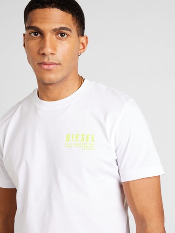 balts DIESEL T-Krekls 'DIEGOR'