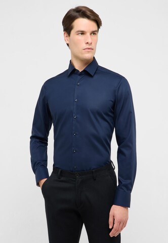 ETERNA Slim Fit Businesshemd in Blau: Vorderseite