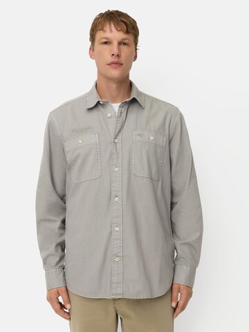 CAMEL ACTIVE Regular fit Button Up Shirt in Grey: front