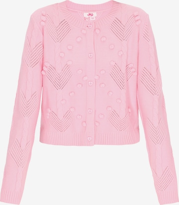 MYMO Вязаная кофта в Ярко-розовый: спереди
