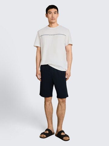 TOM TAILOR T-Shirt in Weiß