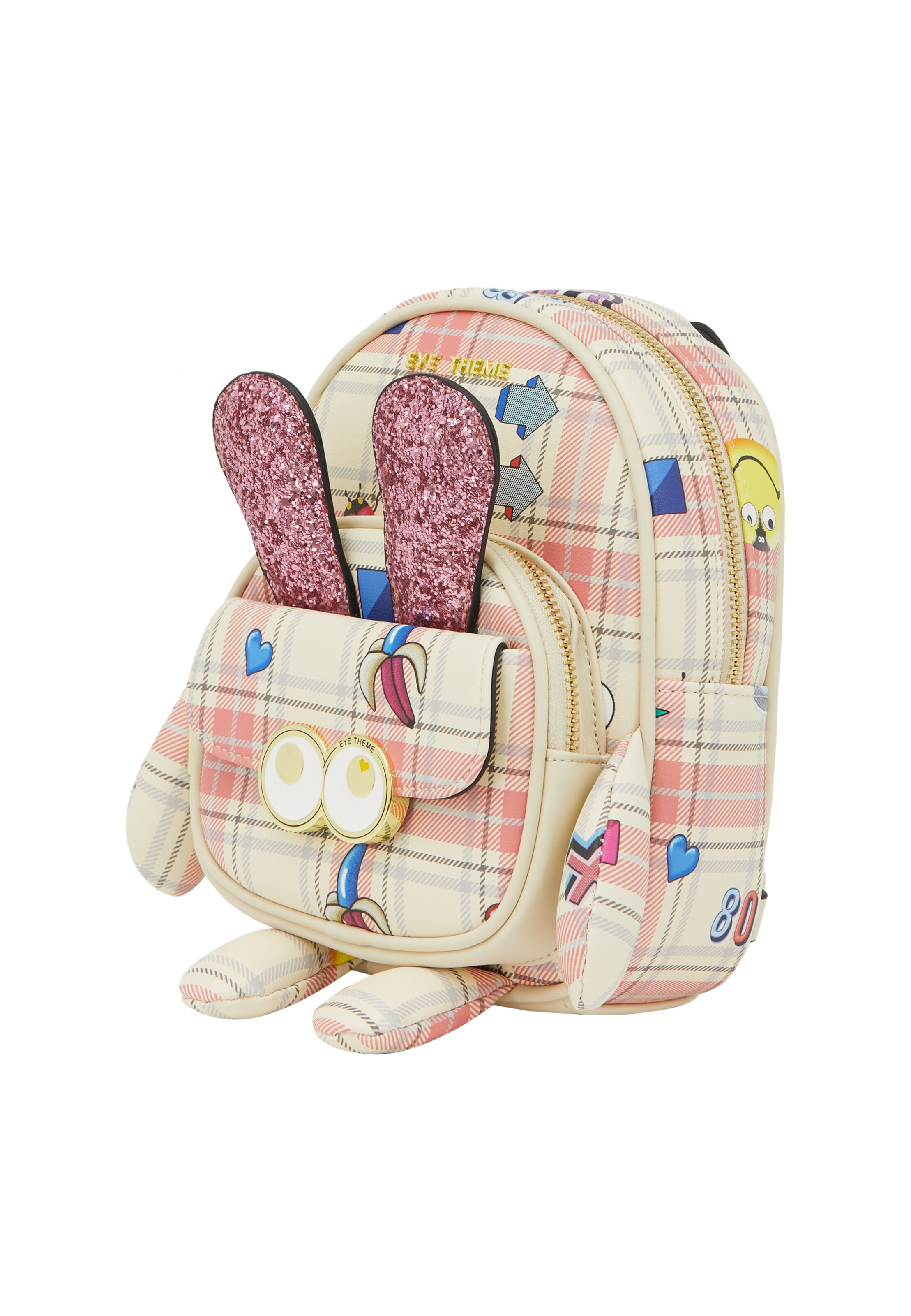MYMO Ryggsäck 'Pop Eyetheme' i rosa
