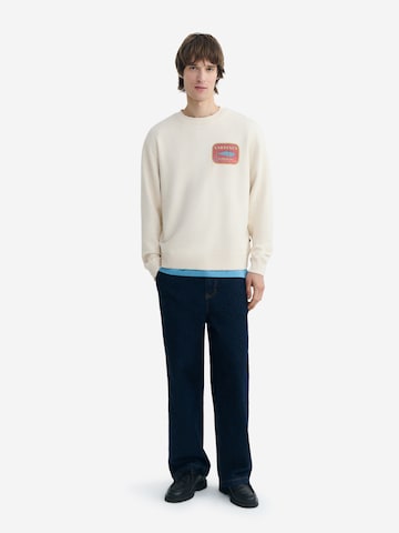 Thinking MU Sweatshirt 'Leon' in White