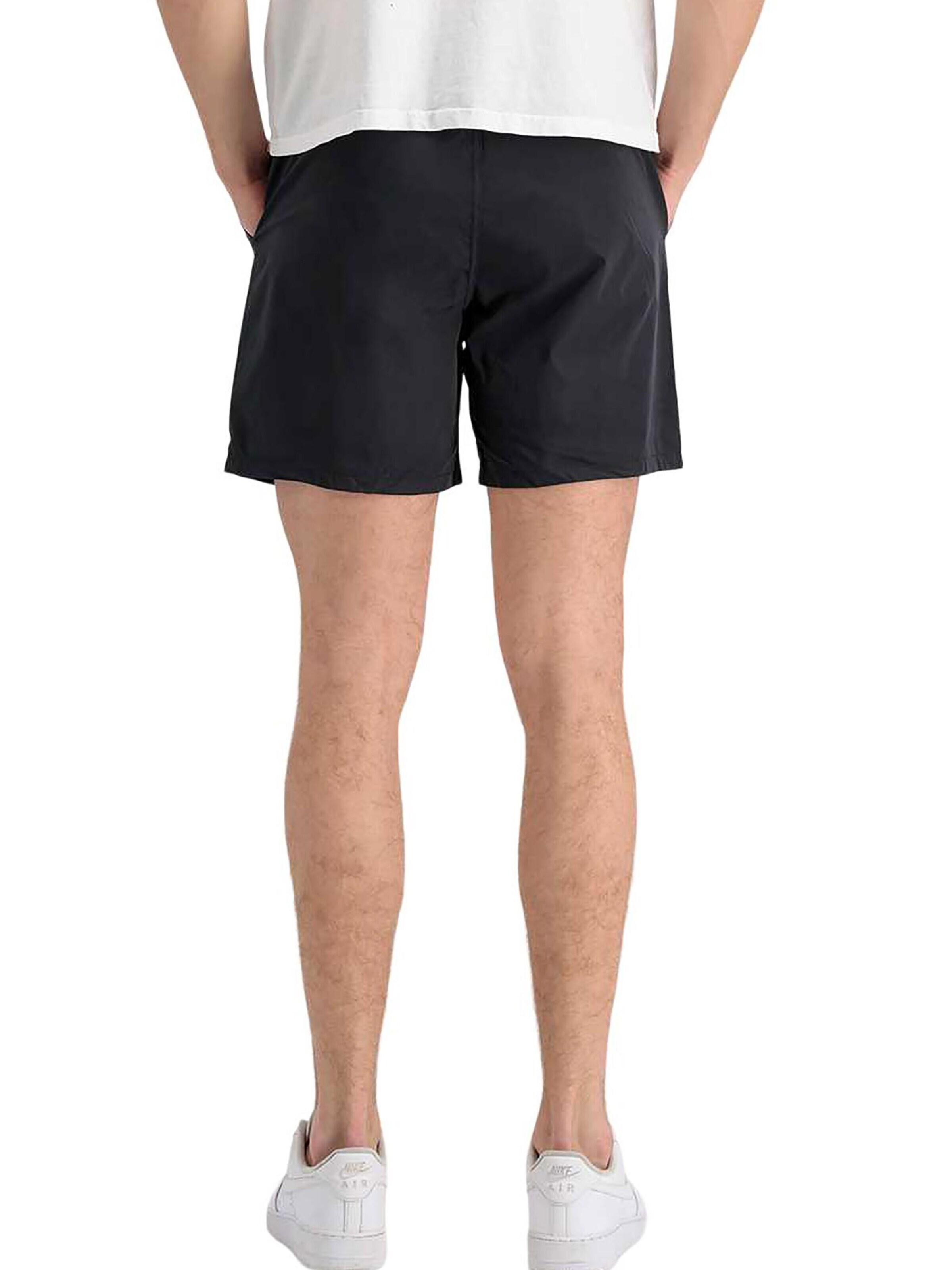 ALPHA INDUSTRIES Regular Hose 'Nylon'‌‌ in Schwarz