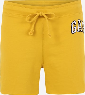 Gap Tall - Regular Calças em amarelo: frente