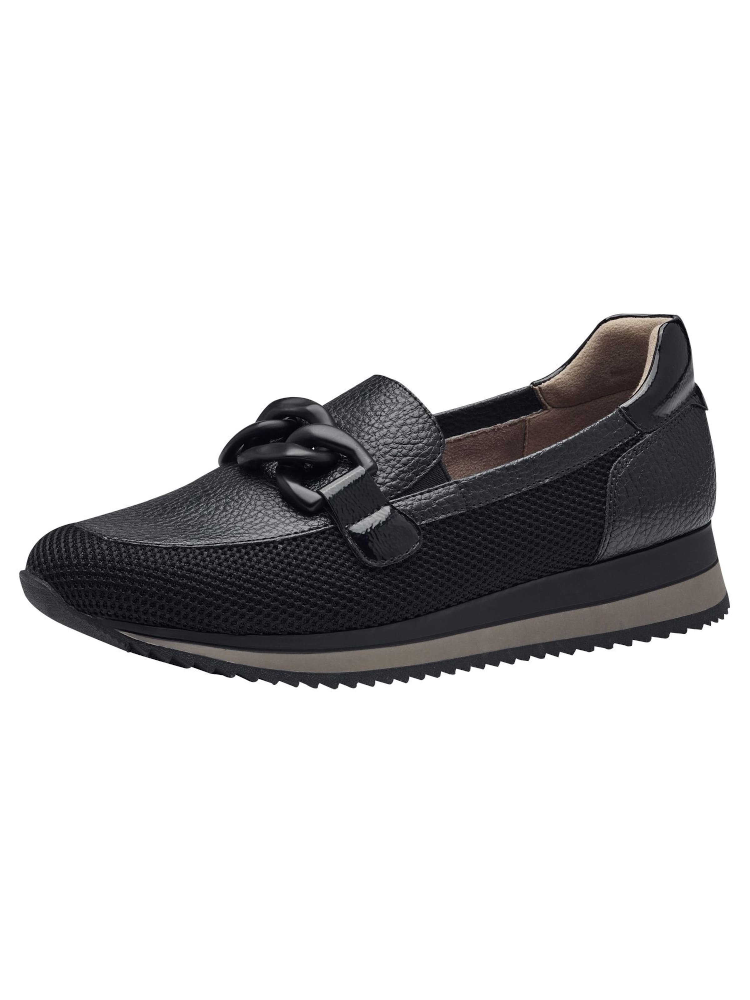 JANA Slip-Ons in Black: front