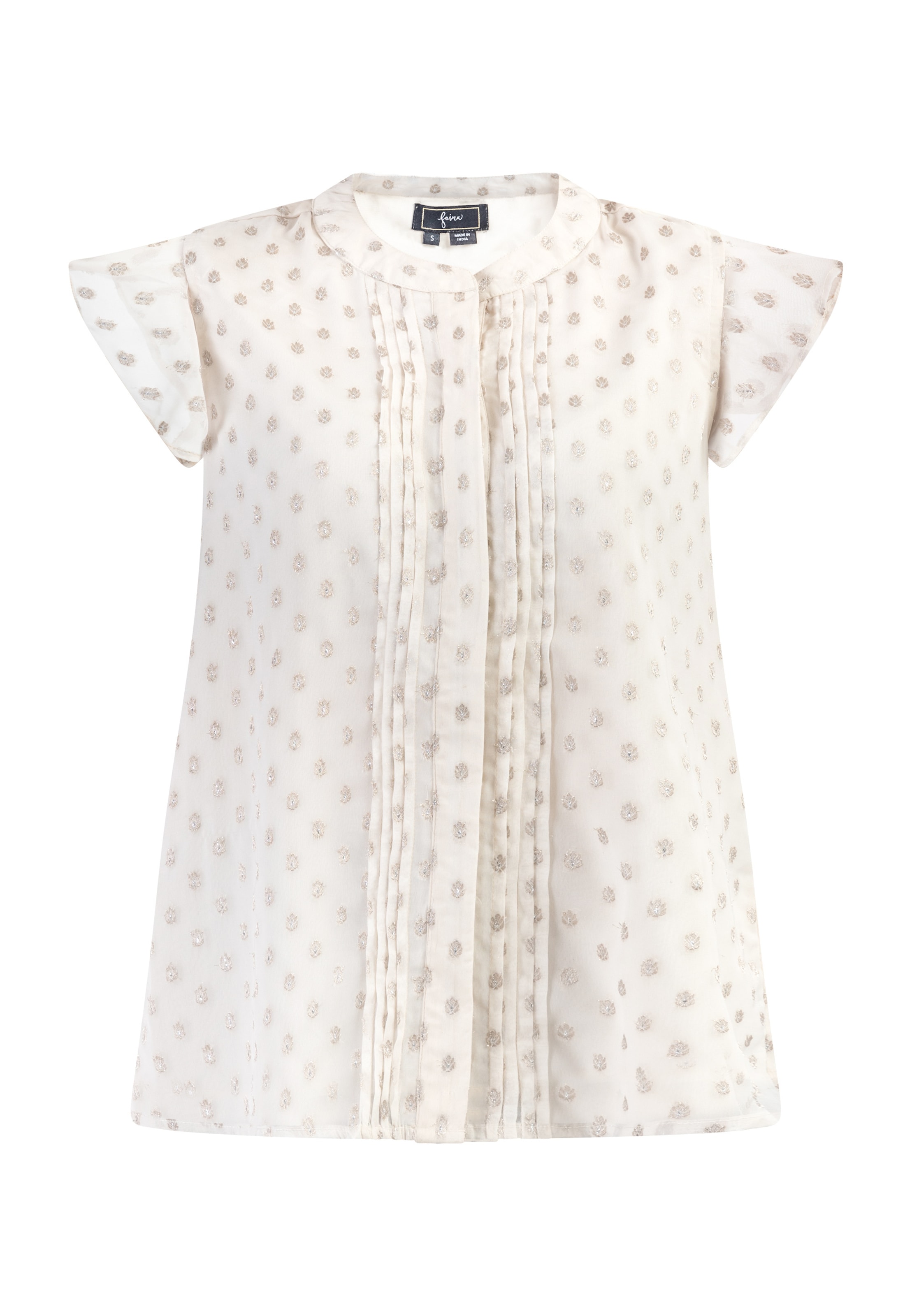 faina Bluse 'Minya' in Weiß: Vorderseite