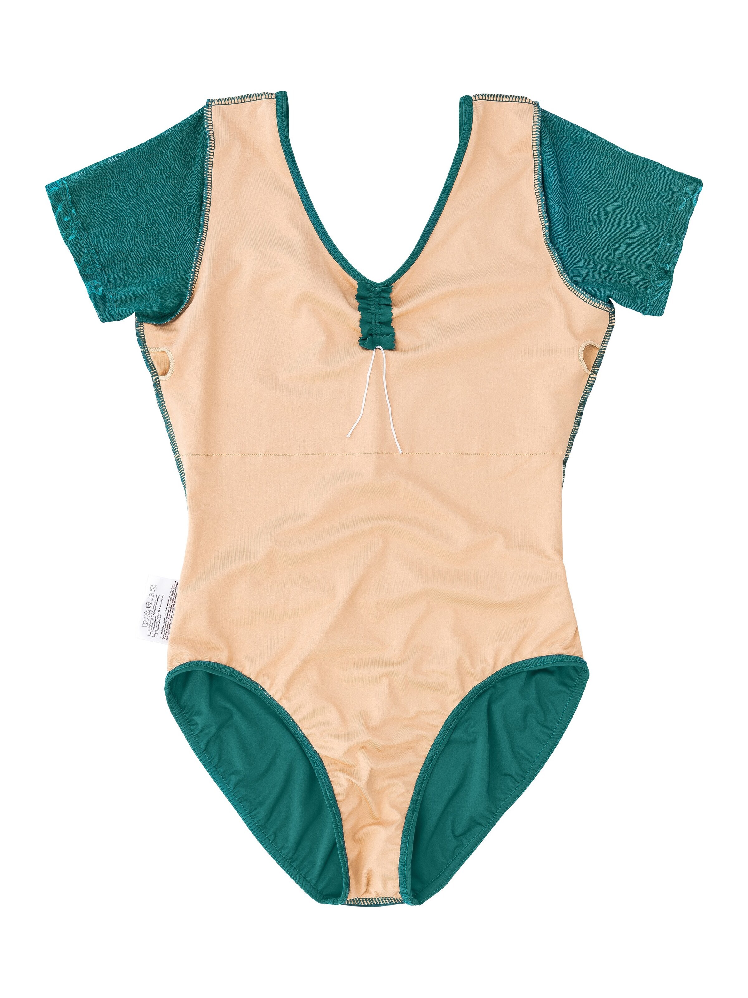 Tanzmuster Athletic Bodysuit 'Muriel' in Green