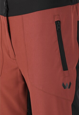 Whistler Regular Outdoor trousers 'Saldon' in Red