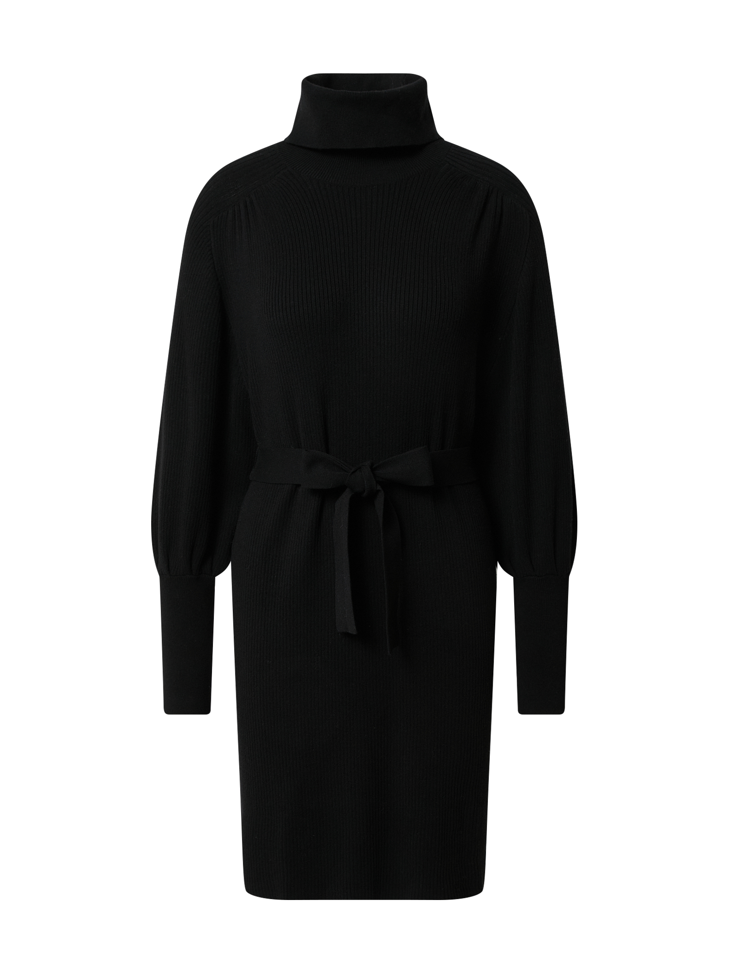 Sukienki uiCCh EDITED Sukienka z dzianiny Malene w kolorze Czarnym 