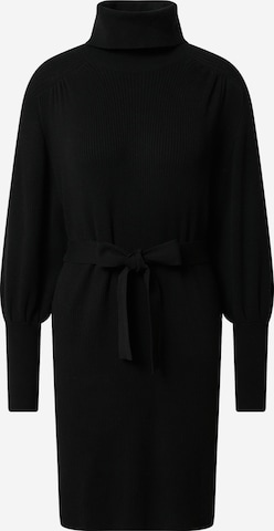EDITED Knitted dress 'Malene' in Black: front