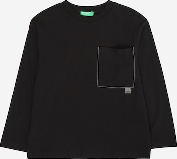 UNITED COLORS OF BENETTON Shirt in Schwarz: Vorderseite