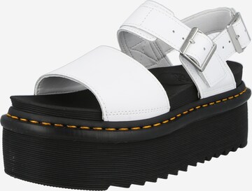 Sandalo 'Voss Quad' di Dr. Martens in bianco: frontale