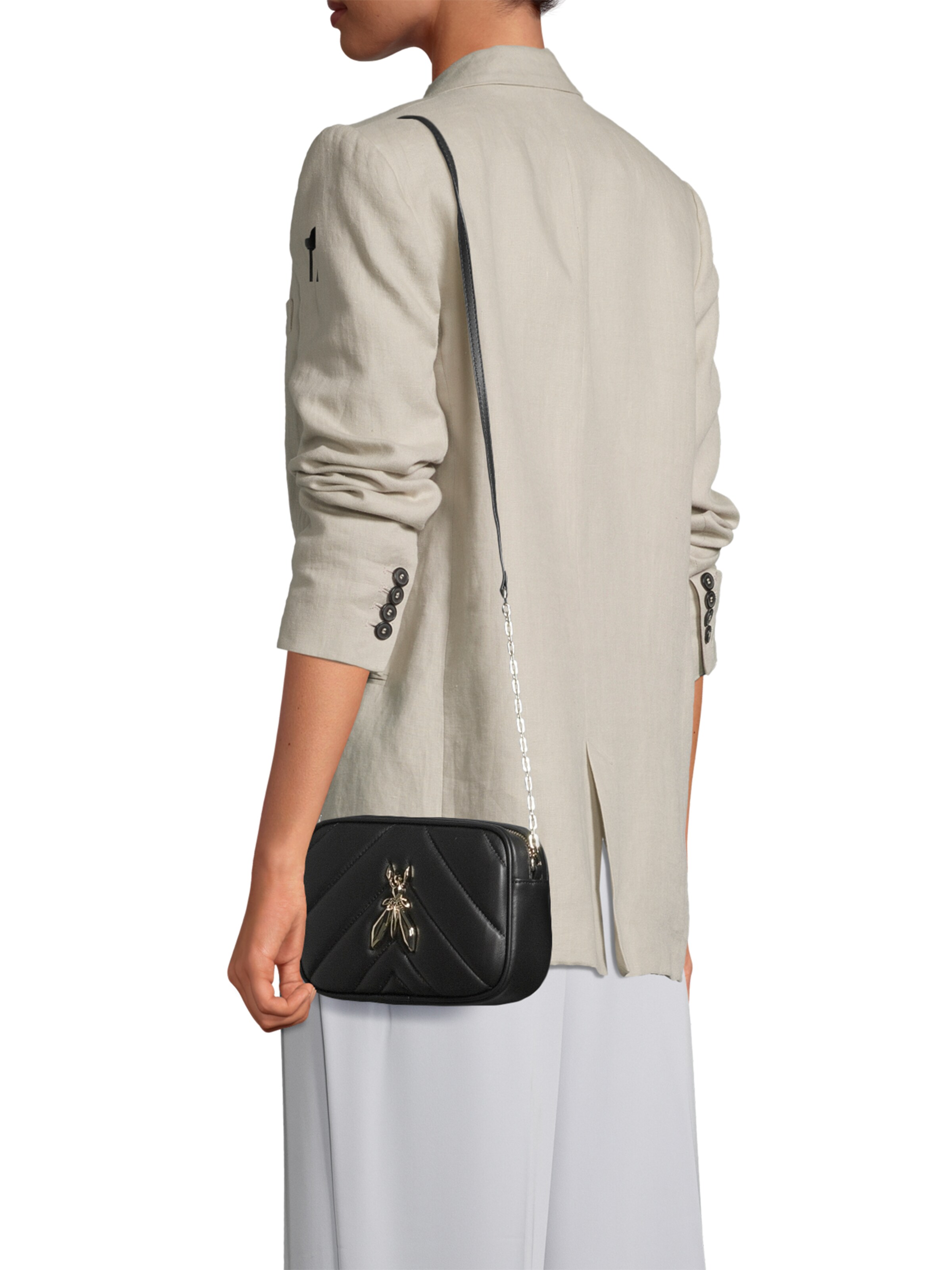 PATRIZIA PEPE Чанта с презрамки в черно