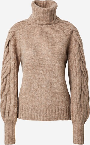 VILA ROUGE Sweater 'BOUDICA' in Brown: front