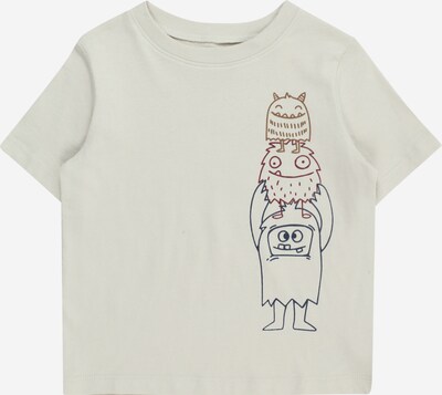 GAP T-Shirt in kitt / dunkelbeige / navy / rot, Produktansicht