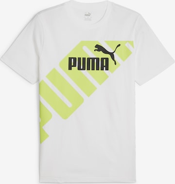 PUMA T-Shirt 'Power' in Weiß: predná strana