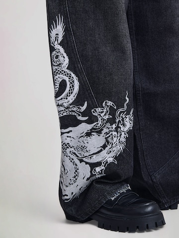 Ed Hardy Loosefit Jeans i sort