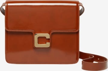 Sac à bandoulière Carel en marron : devant