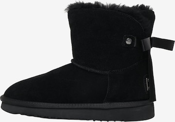 Botine de la MUSTANG pe negru: față