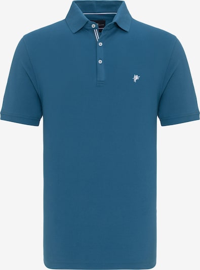 DENIM CULTURE Poloshirt 'Draven' in royalblau / weiß, Produktansicht
