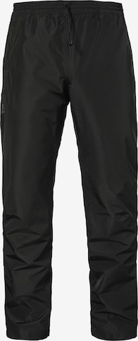 Regular Pantalon outdoor 'Elmori' Schöffel en noir : devant