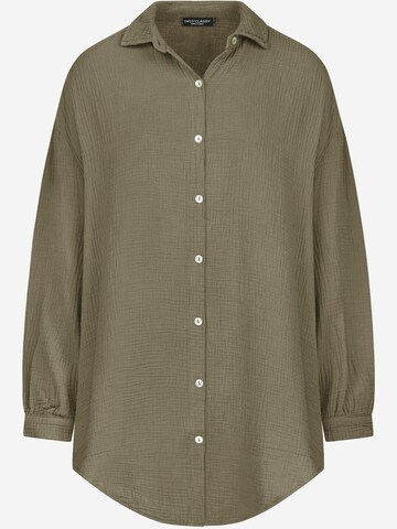 SASSYCLASSY Bluse 'lange Variante'‌ in Grün: Vorderseite