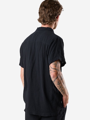 Seaside Regular fit Button Up Shirt in Black