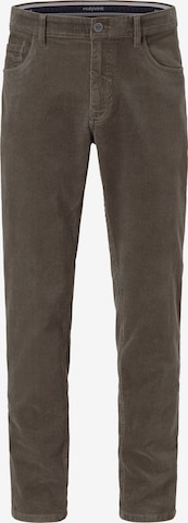 REDPOINT Slimfit Hose 'Milton' in Grau: Vorderseite