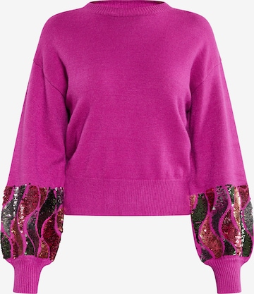 faina - Pullover em rosa: frente