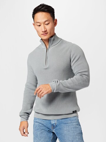 Pullover 'Codford' di BLEND in grigio: frontale