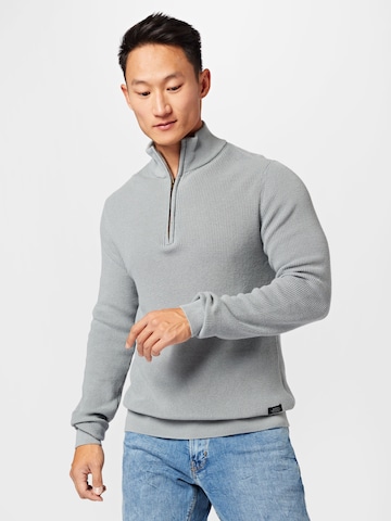 Pull-over 'Codford' BLEND en gris : devant