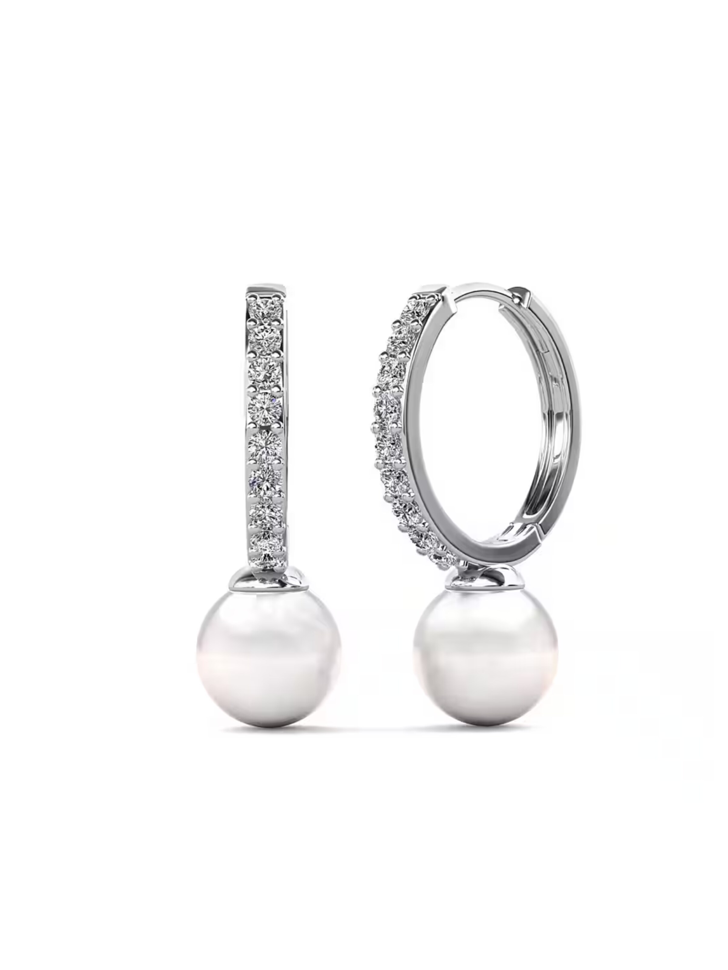 ROUGEMONT Jewellery Earrings in Silver: front