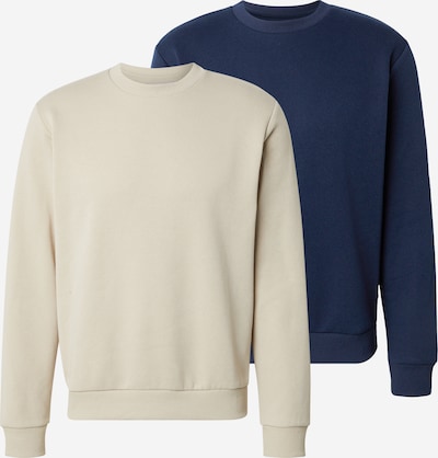 JACK & JONES Collegepaita 'JJEBradley' värissä laivastonsininen / vaaleanharmaa, Tuotenäkymä