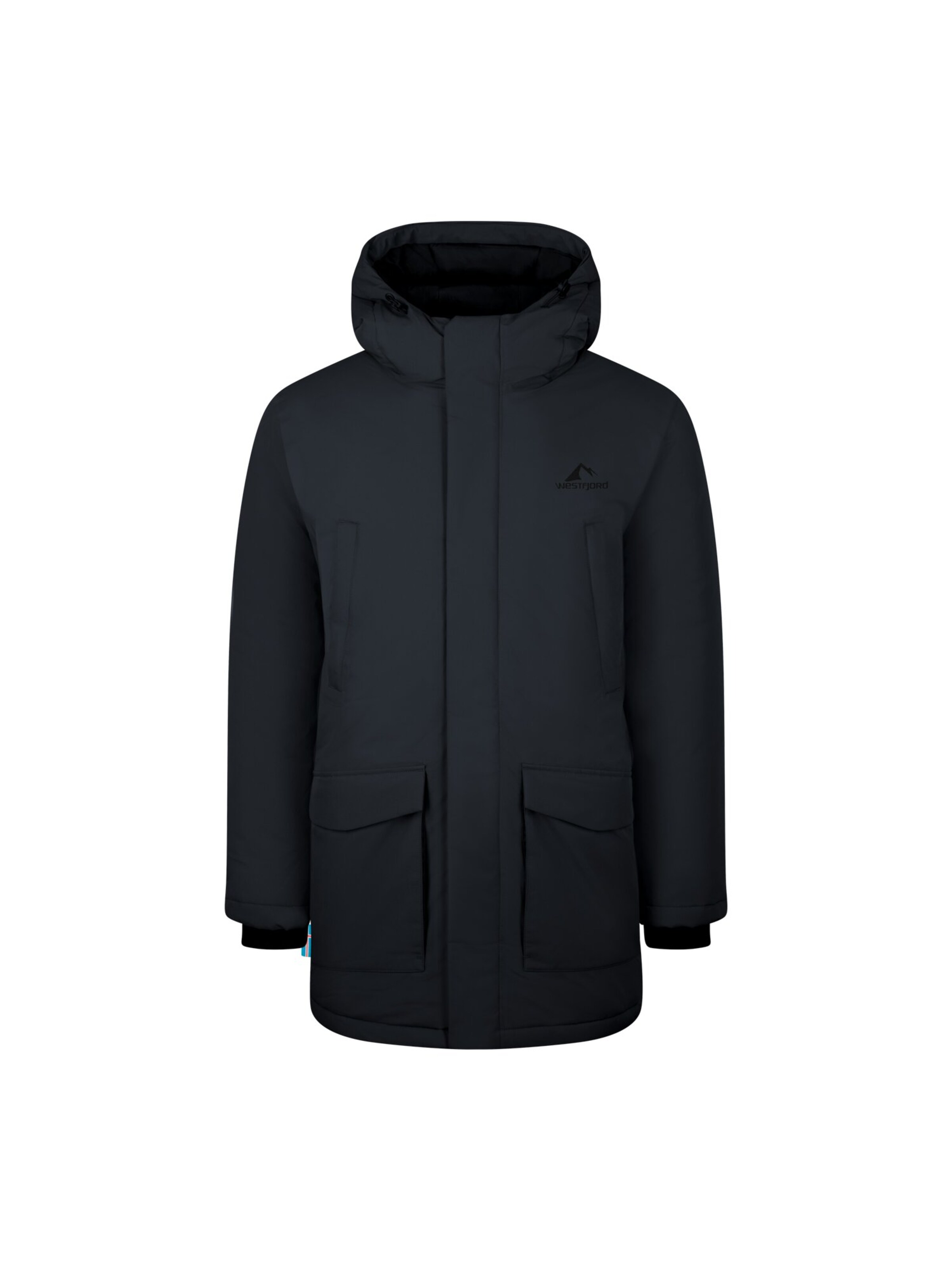 WESTFJORD Winterjacke‌‌‌‌‌‌‌ in Schwarz: Vorderseite
