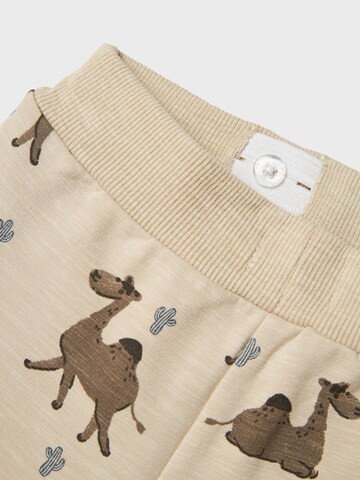 NAME IT Tapered Bukser i beige