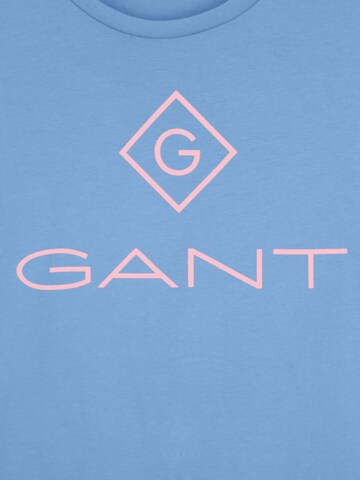 Tricou de la GANT pe albastru