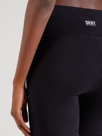 DKNY Performance Skinny Spodnie sportowe 'BALANCE' w kolorze czarny