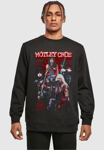 Merchcode Sweatshirt 'Motley Crue - Live Montage' in Black: front