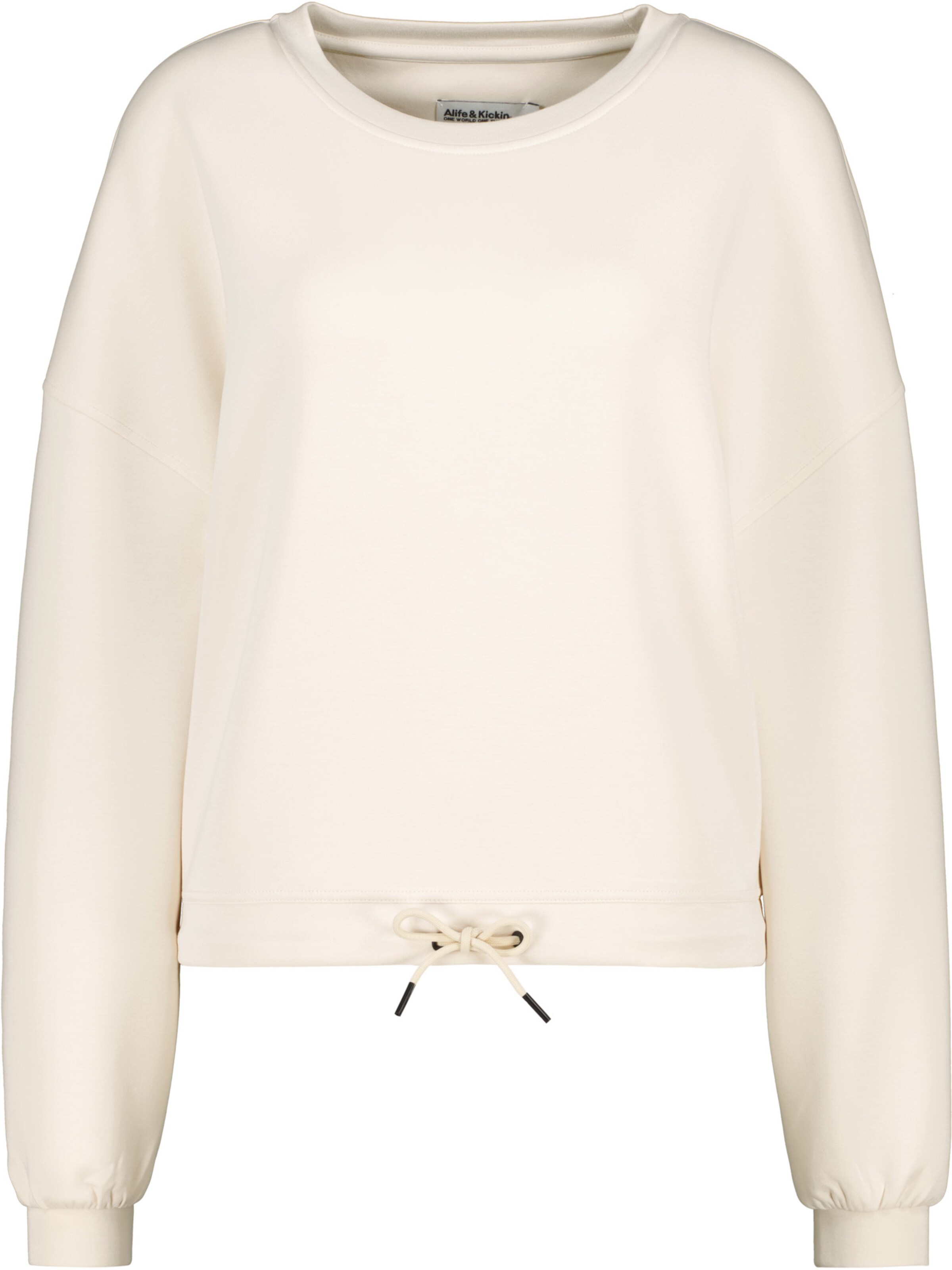 alife & kickin Μπλούζα φούτερ 'MeredithAK N' σε μπεζ: μπροστά