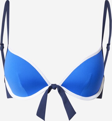 ESPRIT T-shirt Bikinitop 'MONA BEACH' in Blauw: voorkant