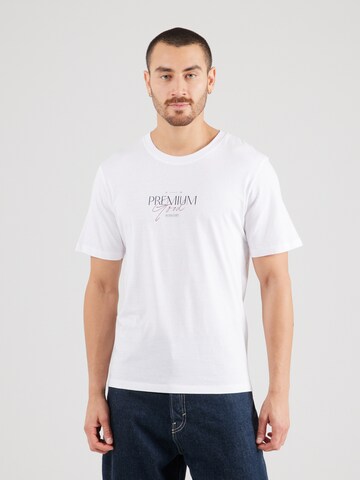 Jack & Jones Premium Футболка 'Blaharold' в Белый: спереди