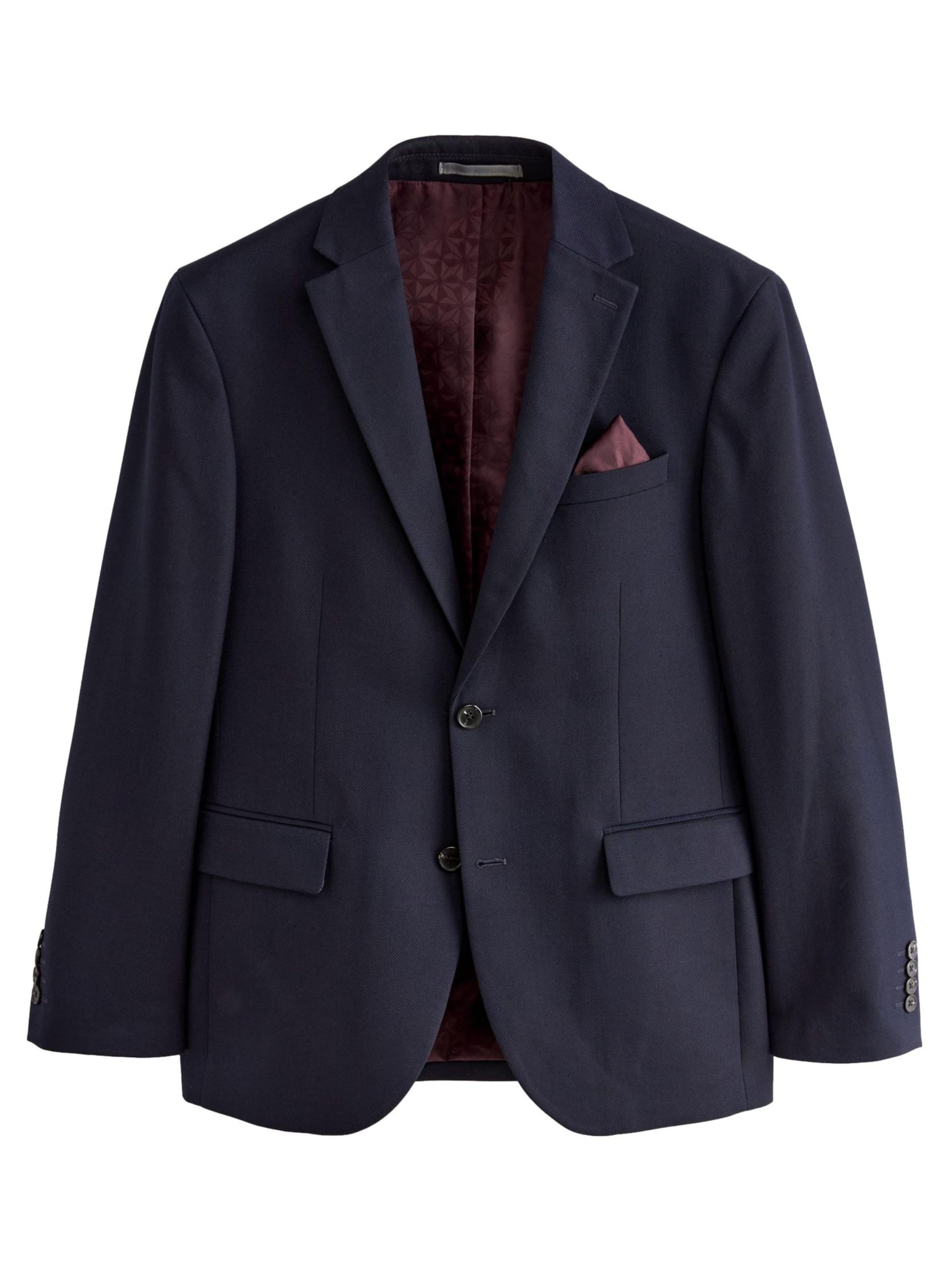 Next Comfort fit Colbert in Blauw: voorkant