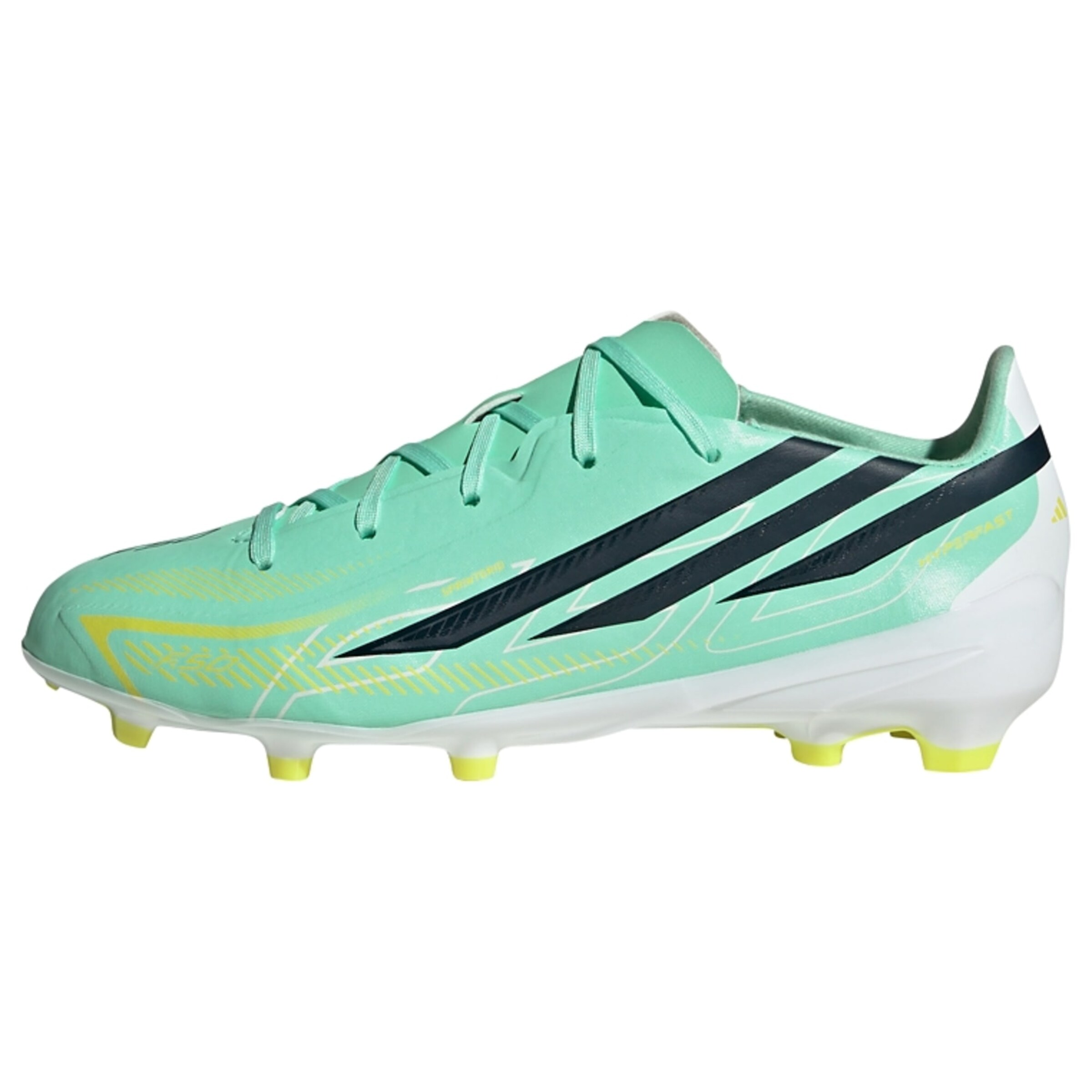 ADIDAS PERFORMANCE Sportovní boty 'F50 Hyperfast League' – zelená: přední strana